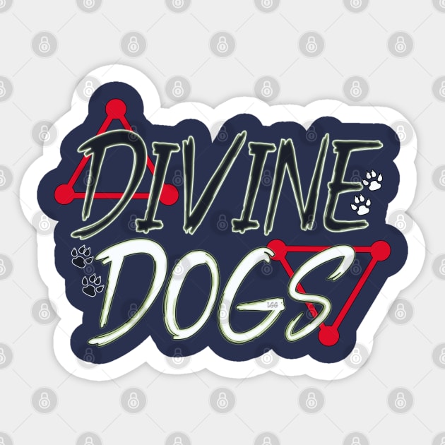 (Megumi's) Divine Dogs (Jujutsu Kaisen) Sticker by LetsGetGEEKY